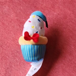 Disney Blue and Red Stuffed Animal with Whimsical Design